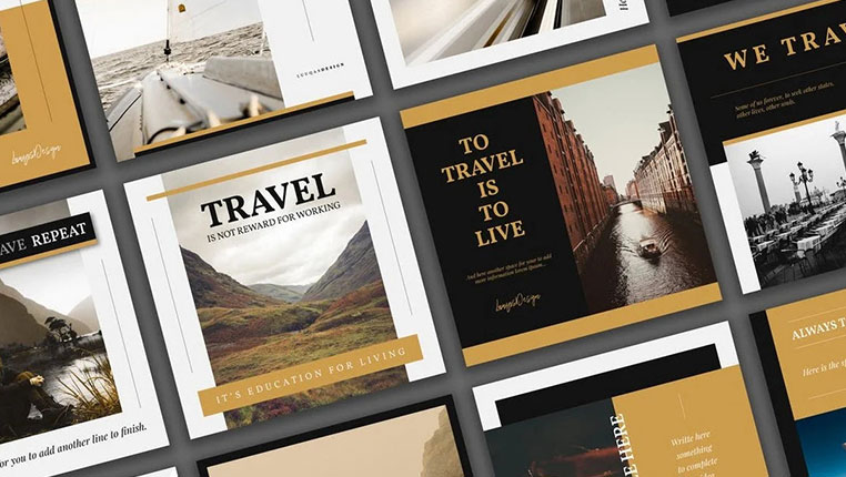 Social Media Design Services - hotels branding 